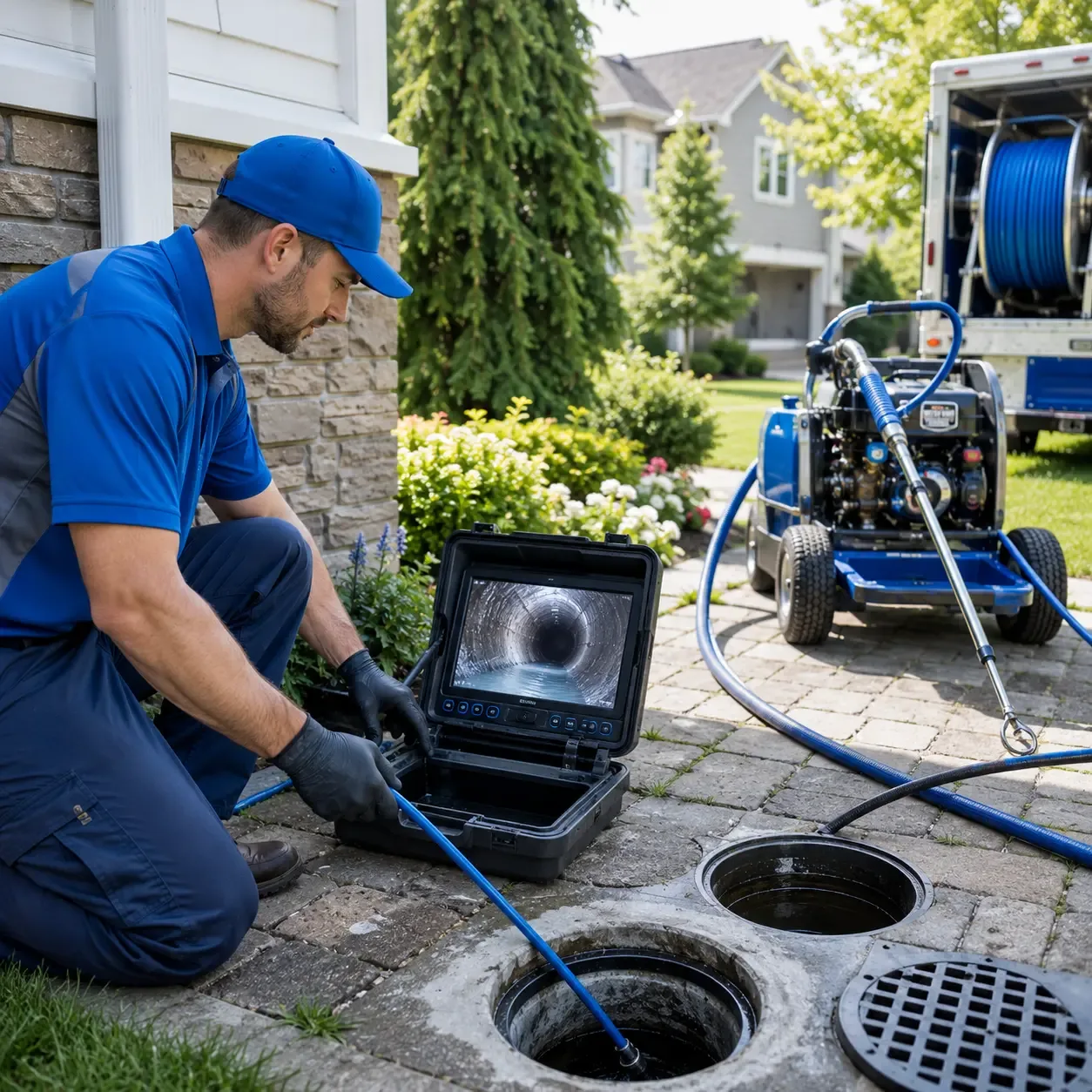 Outdoor drain cleaning professionals serving Gorham, IL